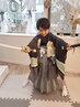 七五三５歳　手ぶらでok！着物レンタル・着付け・無料ヘアセットつき→￥16500