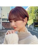 小顔ショート/マッシュショート/似合わせカット/ショートヘア