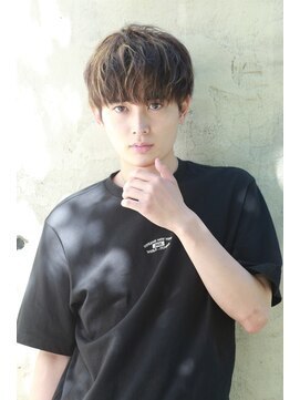 リップス 原宿(LIPPS) ナチュラルゆるふわマッシュ2ブロック刈り上げ