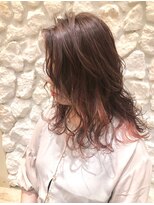 ルア モアナ バイ ヘッドライト 小田原2号店(Lua Moana by HEADLIGHT)&nbsp;【Moana Lua】#インナーカラー#ピンク#ケアブリーチ