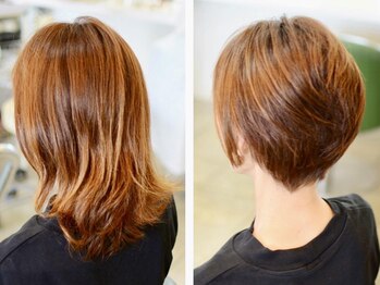トリップ ヘアメイク(trip)の写真/一人ひとりのカットのサイクル・未来の予定に合わせた施術で、扱いやすさが続く♪