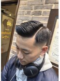 サイドパート/フェード/バーバー<理容室>[メンズ/眉毛/バーバー]