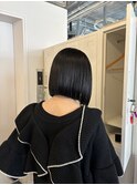 黒髪ボブ‐ミニボブ‐切りっぱなしボブ