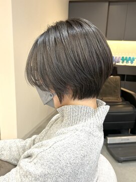ヘアデザイン ファブロ(hair design FABRO.) ◎くびれショート/大人ショート/オリーブグレー◎