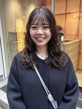 メルト 西梅田店(melt) #ナチュラルウェーブ #ロングパーマ