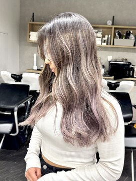 エガオ 藤沢店(EGAO) 【毛先ハイトーン履歴から作るグラデーションヘア】