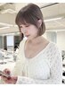 【ナチュラル透明感】ブリーチなしダブルケアカラー