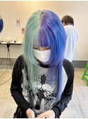 ツートーンカラー/ダブルカラーインナーカラーケアブリーチ
