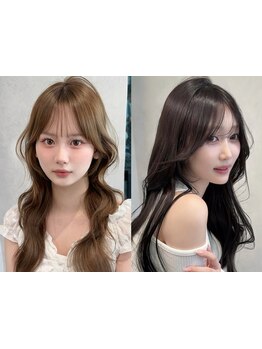 《*SNSで話題*》韓国風レイヤーカット。結んでも可愛い、持ちの良い顔まわり似合わせカットが人気！