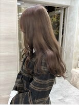 ザ パス 大名店(the path)&nbsp;ブリーチなしダブルカラー/キャラメルベージュ/レイヤーカット