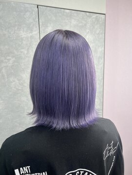 ガルボヘアー 心斎橋店(garbohair) ラベンダーカラー