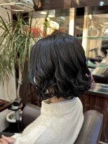 キャラ 池袋本店(CHARA)&nbsp;ロングからボブパーマにイメチェンしたら可愛すぎた！？【貴也】