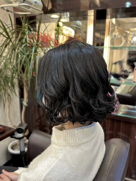 キャラ 池袋本店(CHARA) ロングからボブパーマにイメチェンしたら可愛すぎた!?【貴也】