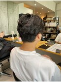大人メンズニュアンスパーマ