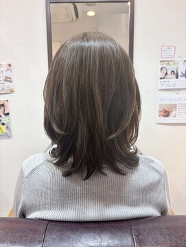 ヘアー グリーン(hair green) ゆるふわレイヤーくびれ【髪質改善/百合ヶ丘】