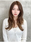 髪質改善ロング×透明感イルミナカラー