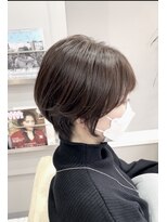 オーセンヘア(AUTHEN.HAIR)&nbsp;ショートボブ×ステラミルクティー