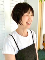 アンク(ank)&nbsp;大人ショート/小顔ショート/40代50代/艶髪/白髪染め/ふんわり