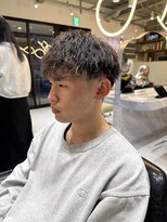 髪屋 紬&nbsp;メンズ/メンズパーマ/メンズカット/波巻きスパイラルパーマ