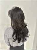 くびれウェーブ_ダークグレージュ