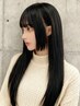 前髪ストレートケア（前髪の縮毛矯正+カット+プチスパ付き）￥18600