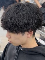 ノードオム 栄(NODE HOMME)&nbsp;波巻きスパイラルパーマツイストスパイラルパーマウルフ名古屋栄