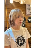 ハロ(HALO)&nbsp;海外ブロンド×ミニボブ