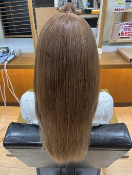 クレス 東武練馬店 ブリーチでつくる柔らかベージュブラウン