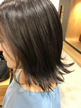 ヘアデザインクラフト(hair design CRAFT) 【CRAFT】切りっぱなしボブ  赤色ボルドー