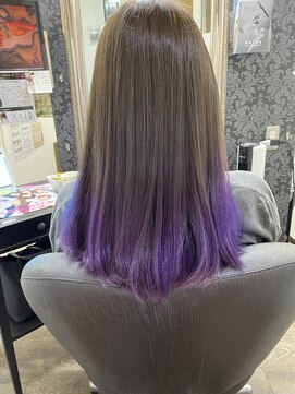 ヘアーグランデシーク(Hair Grande Seeek) パープルグラデーション☆