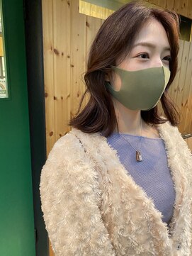 ブゾン(buZon) 【buZonブゾン】くびれミディ×ピンクブラウン