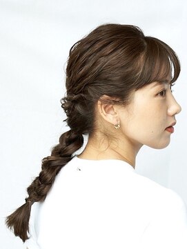 ピークアブー アヴェダ アトレ恵比寿(PEEK-A-BOO AVEDA) 編みおろし　ヘアセット　結婚式参列