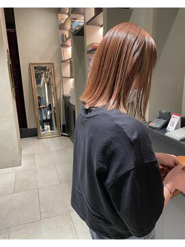 ユノ(juno) 【シオガマ】オレンジベージュとロブ＊