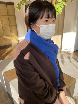 ヘアーアイスカルテット(HAIR ICI QUARTET) ショートボブ 耳掛けショート 20代30代