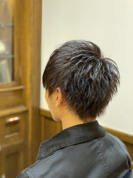 ヒロギンザバーバーショップ 神楽坂店(HIRO GINZA BARBER SHOP) ミディアムショート