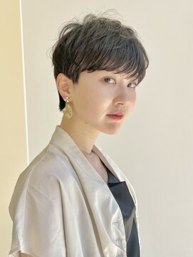 ロビー 表参道(ROBBY) 耳かけスッキリショート/ベージュブラウン/表参道/40代50代