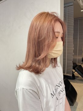 インビテーション 名古屋(invitation) ピンクベージュ、ハイトーン