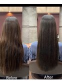 髪質改善カラー