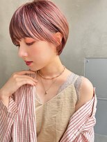 【恵比寿roro】ピンクベージュ×ショートヘア
