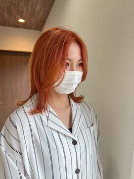 ミルヘアデザイン(mil hair design) ペールオレンジ