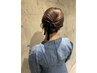 ◆アクセプラン人気no.1◆ベロアリボン＋ヘアセット　￥4,620