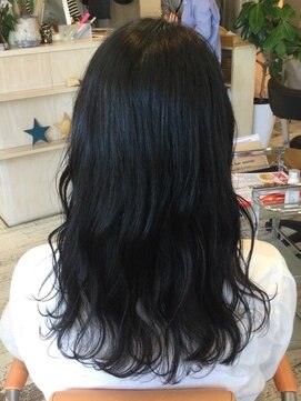 アシャ ヘアー ソリューション 神戸店(asha hair solution) 20代30代40代◆抜け感ロング/黒髪パーマ/フェミニン/ニュアンス