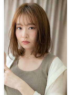 カバーヘア イヴ 戸頭店(COVER HAIR EVE) □シースルーバング逆グラデーションボブ303-2戸頭20代30代40代