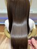 【ご褒美コース】カット＋ケアカラー＋髪質改善TR＋ヘッドスパ20分