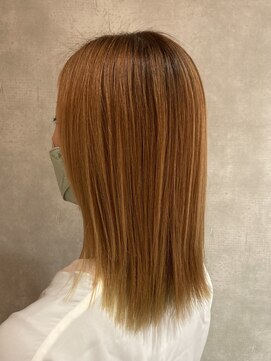 ヘアースペースブルームエア HAIR SPACE BLOOM Ea 【三国/酸性ストレート】白髪ぼかしハイライトも人気♪