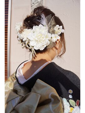 ランコントレ 千代 成人式ヘアセット