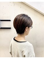 ハルキ ミナト ジャパン オオサカ(HARUKI MINATO japan OSAKA)&nbsp;40代50代小顔似合わせカットくびレイヤーエモージュ大人可愛い