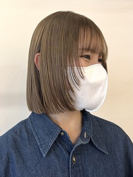 ラック 津田沼(LUCK) LUCKベージュ レイヤーボブ イメチェン 学割U24