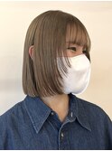 LUCKベージュ レイヤーボブ イメチェン 学割U24