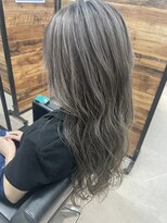 アウラ 近鉄八尾駅前店(Aura)&nbsp;ラベンダーベージュ/ロングヘア/艶髪/髪質改善/